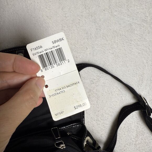 Coach Backpack Kyra Daisy Signature Black F16556 Y2K Floral - Picture 5 of 7